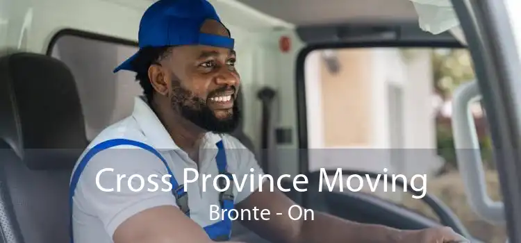 Cross Province Moving Bronte - On