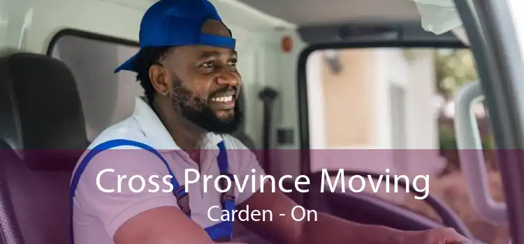Cross Province Moving Carden - On