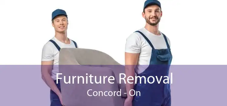 Furniture Removal Concord - On