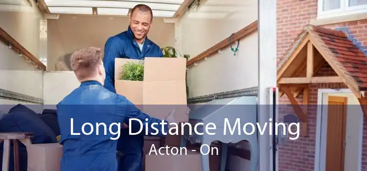 Long Distance Moving Acton - On