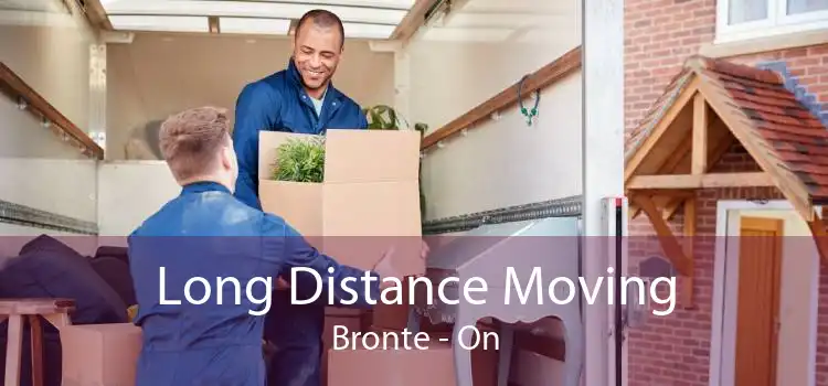 Long Distance Moving Bronte - On