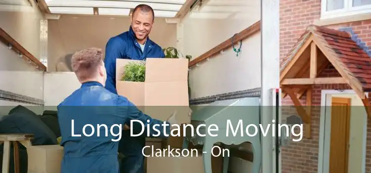 Long Distance Moving Clarkson - On