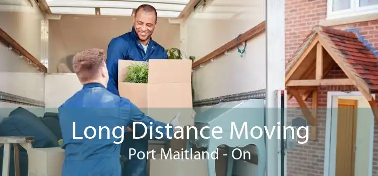 Long Distance Moving Port Maitland - On