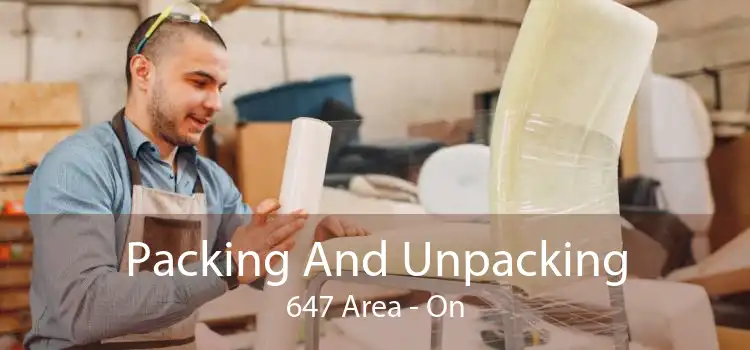 Packing And Unpacking 647 Area - On
