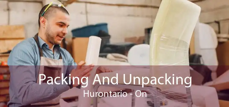 Packing And Unpacking Hurontario - On