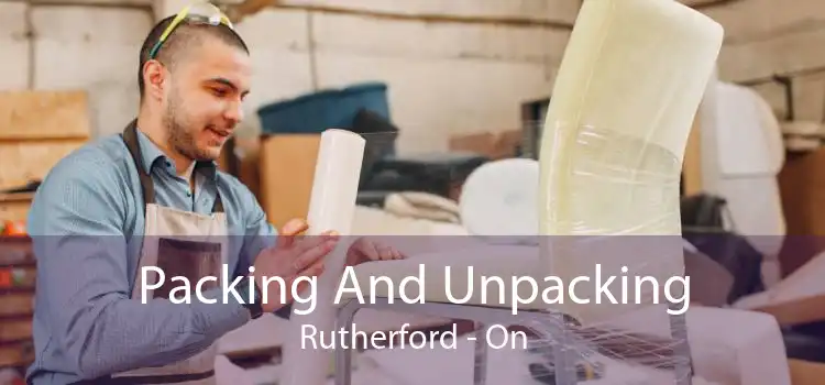Packing And Unpacking Rutherford - On