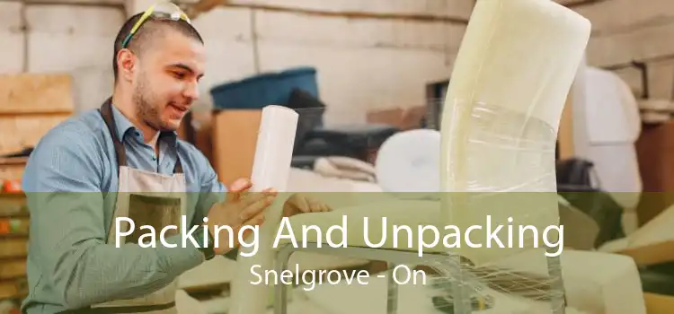 Packing And Unpacking Snelgrove - On
