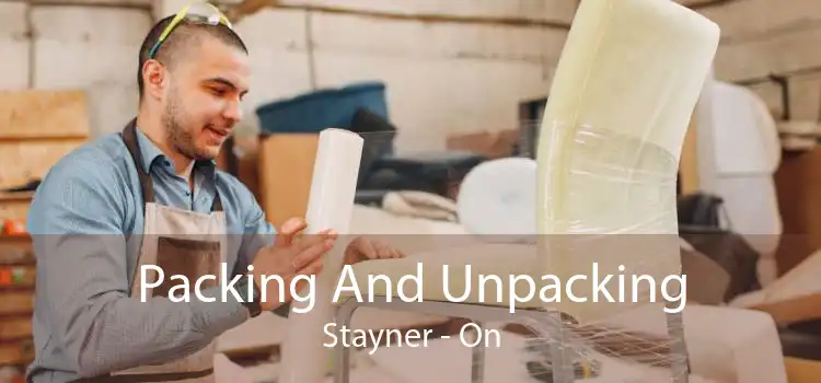 Packing And Unpacking Stayner - On