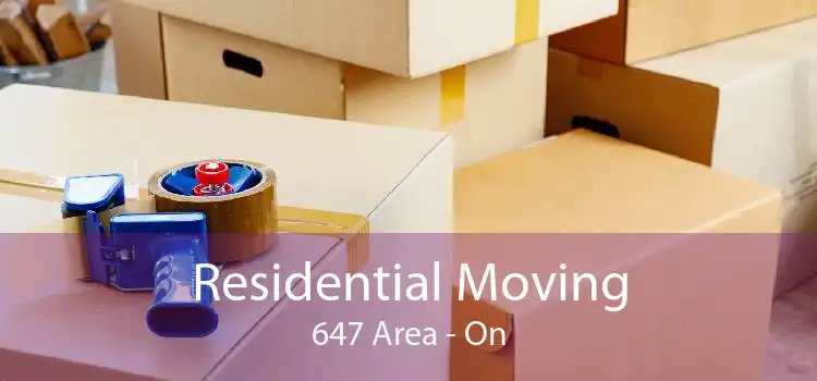 Residential Moving 647 Area - On