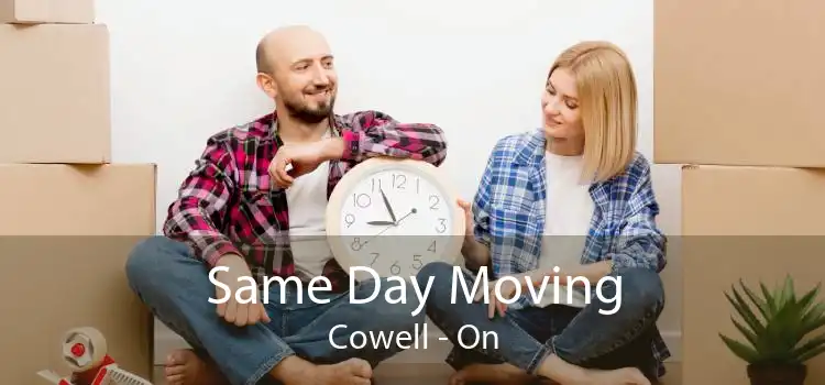 Same Day Moving Cowell - On