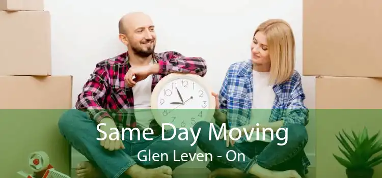 Same Day Moving Glen Leven - On