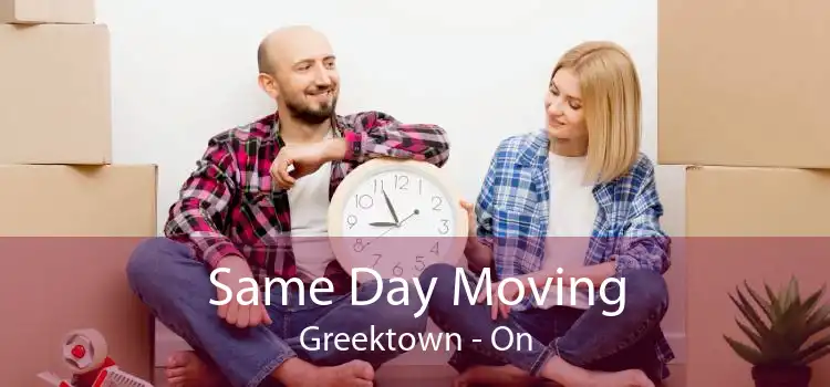 Same Day Moving Greektown - On