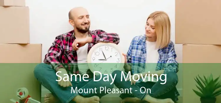 Same Day Moving Mount Pleasant - On