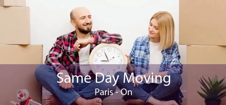Same Day Moving Paris - On