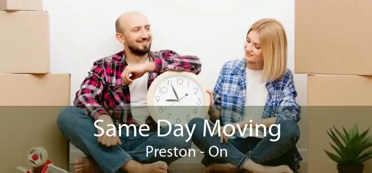 Same Day Moving Preston - On