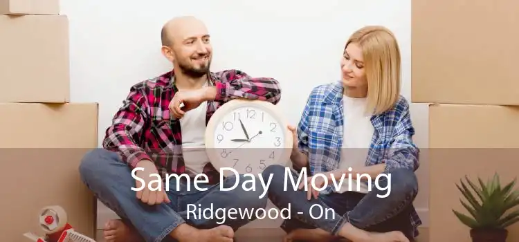 Same Day Moving Ridgewood - On