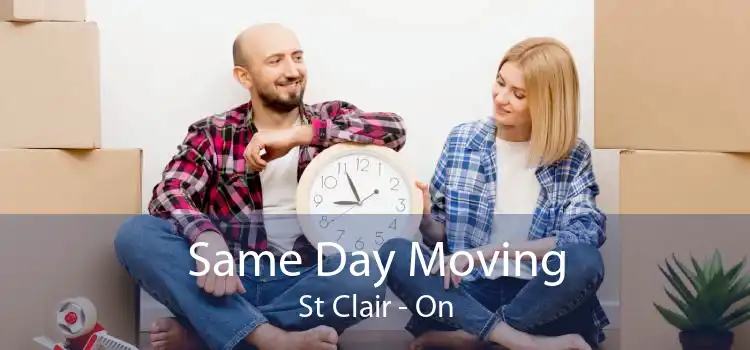 Same Day Moving St Clair - On